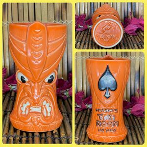 Frankie's Tiki Room Wild Watusi Tiki Mug Designed The Pizz Farm RETIRED Swizzle